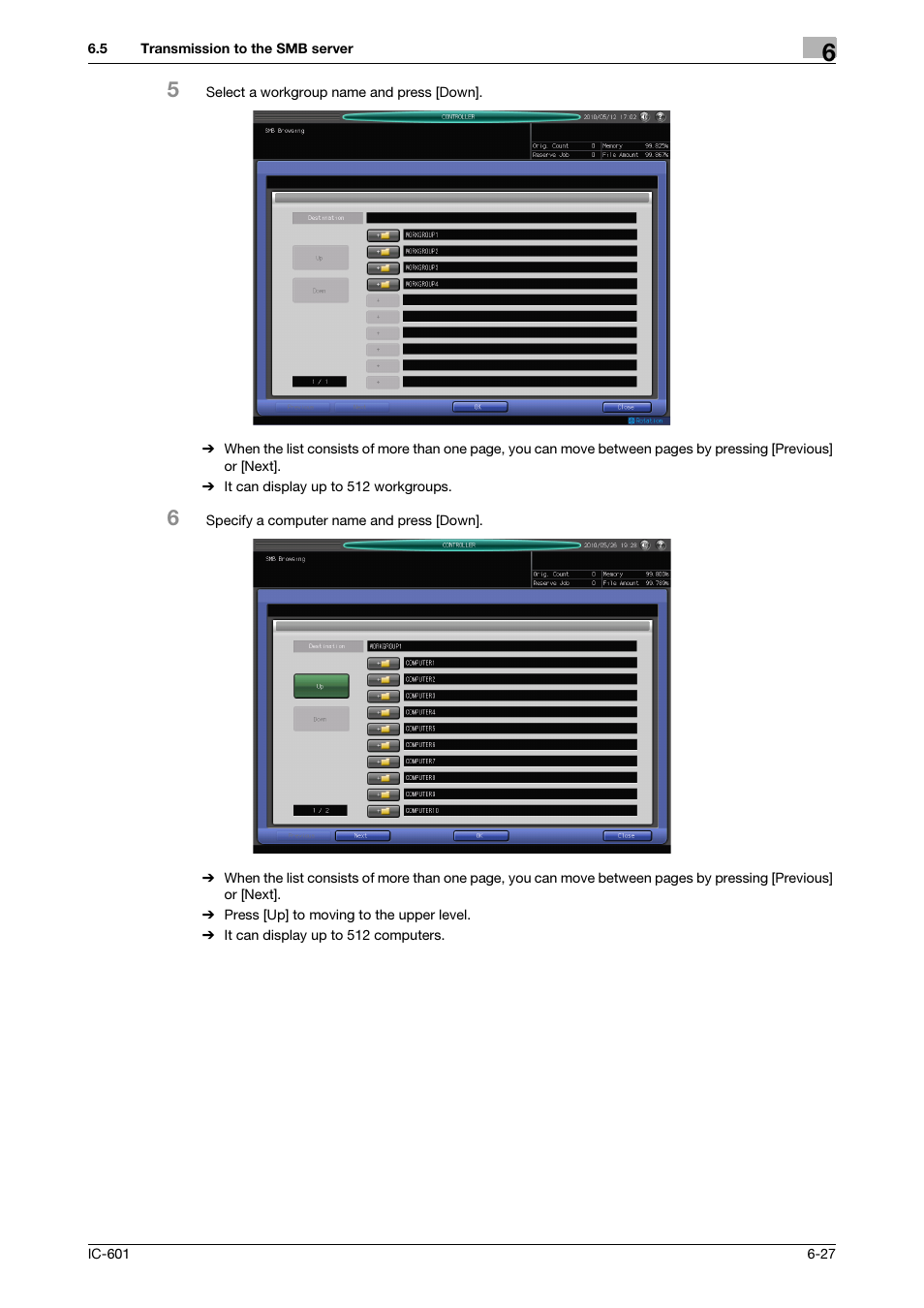 Konica Minolta IC-601 User Manual | Page 90 / 123
