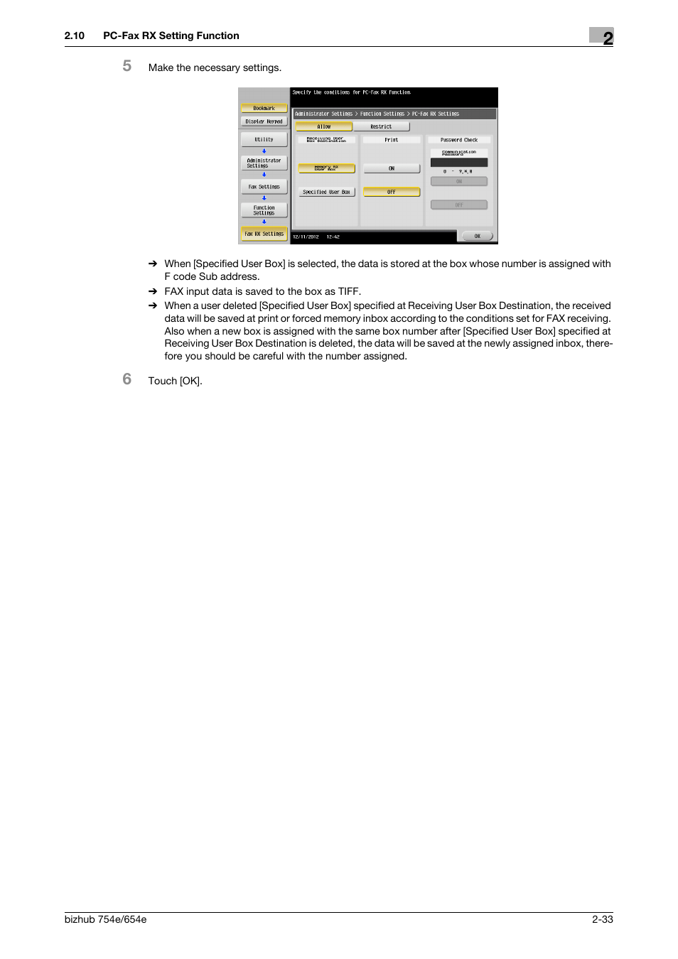 Konica Minolta bizhub 654e User Manual | Page 46 / 58