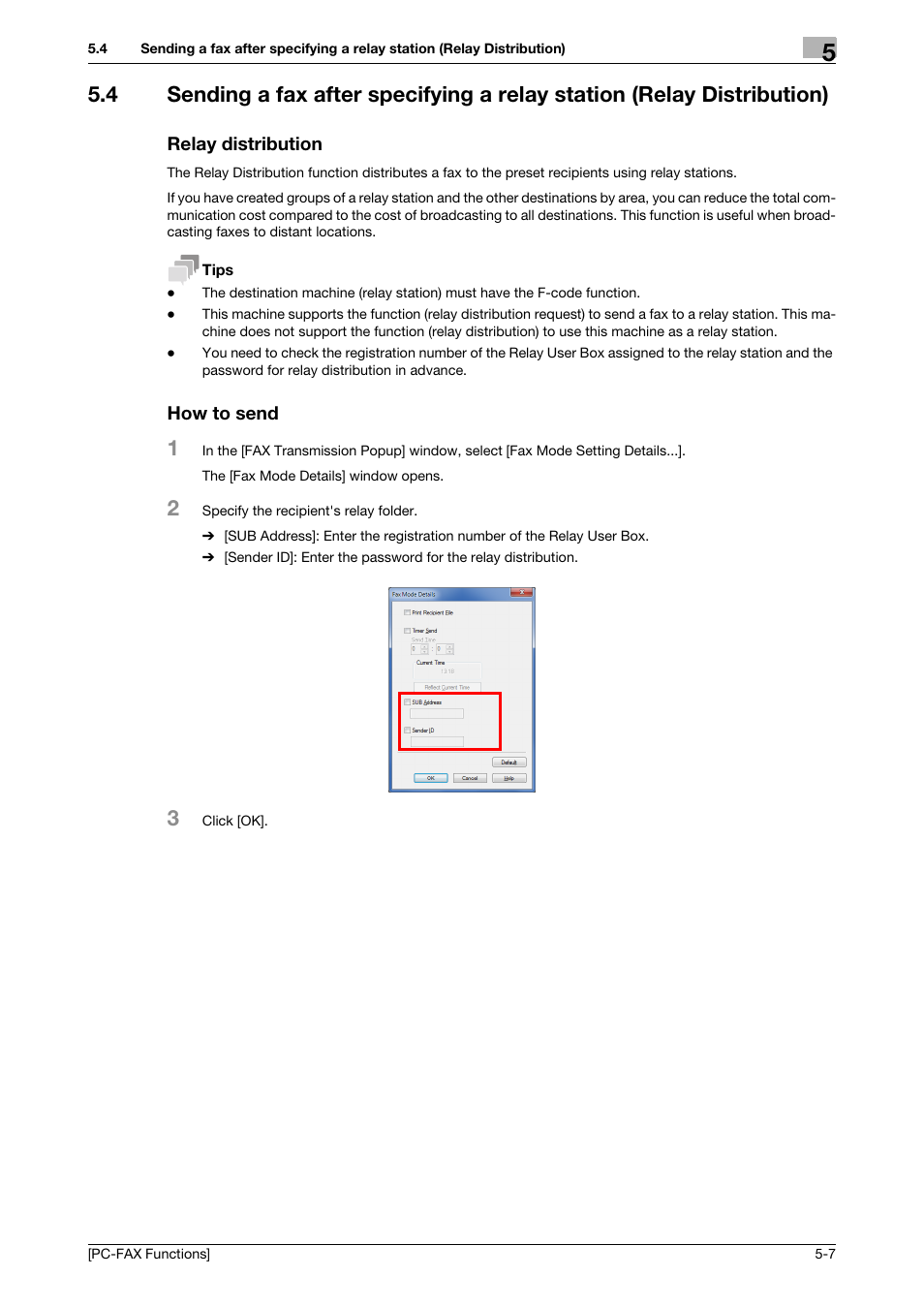 Relay distribution, How to send | Konica Minolta bizhub 4050 User Manual | Page 40 / 61