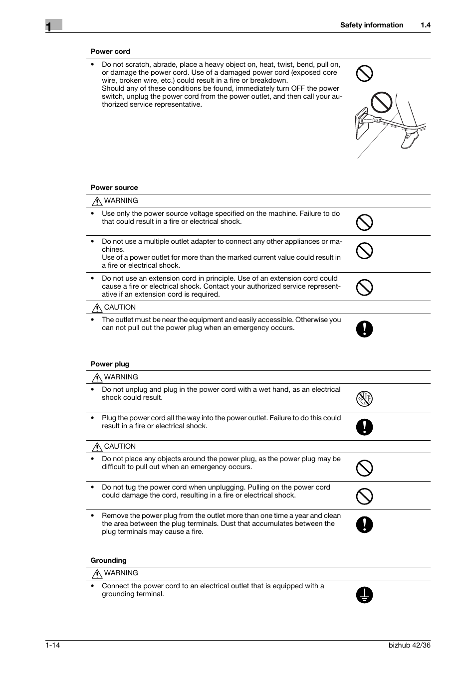 Konica Minolta bizhub 36 User Manual | Page 20 / 182