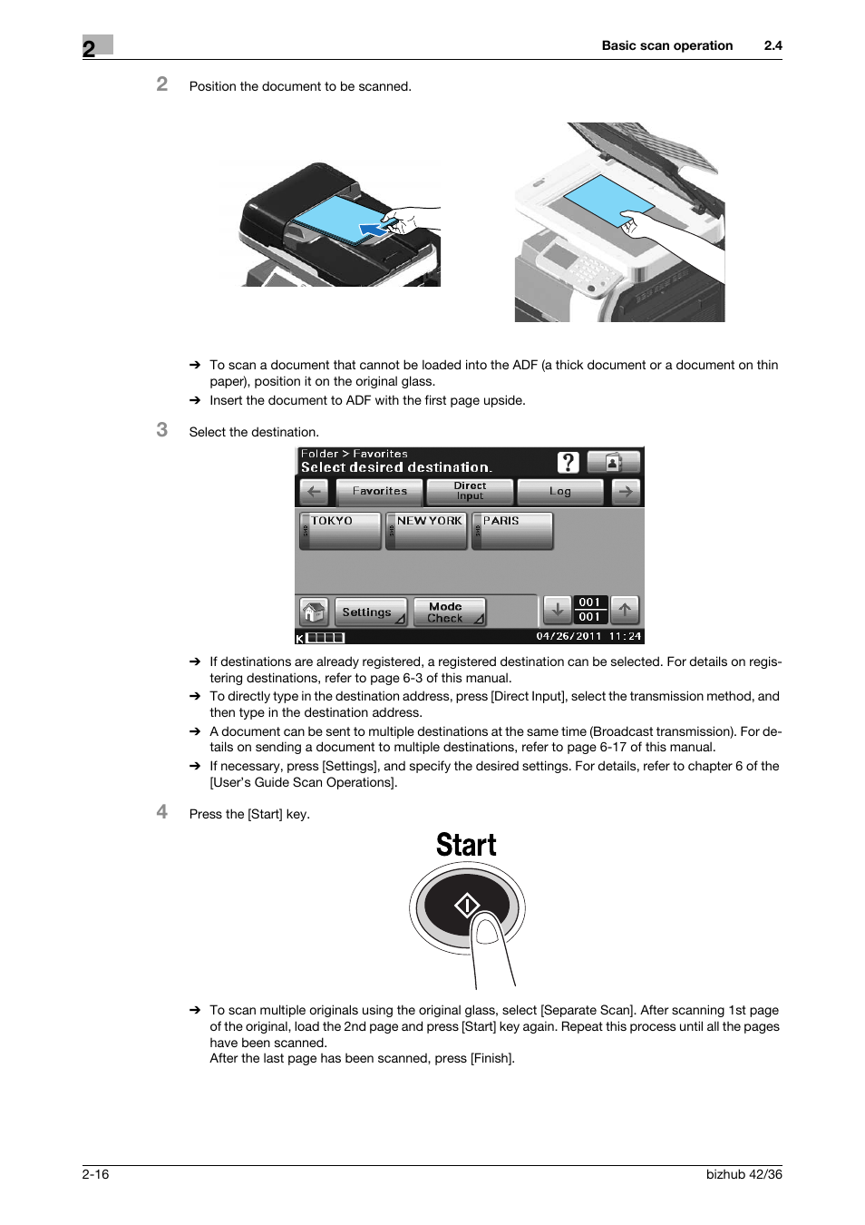 Konica Minolta bizhub 36 User Manual | Page 76 / 182