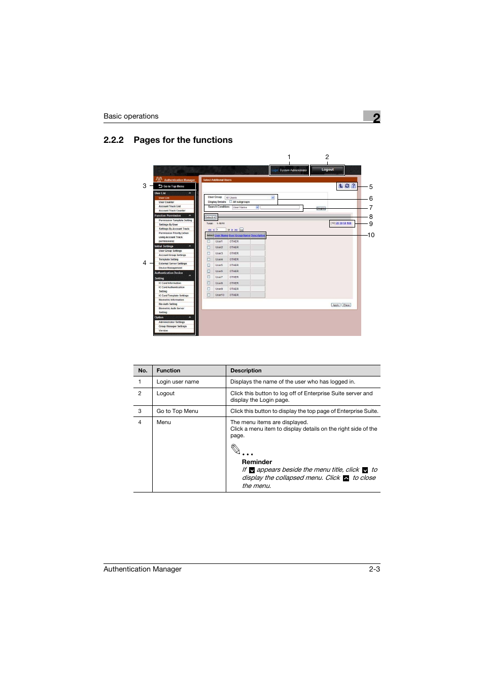 2 pages for the functions | Konica Minolta bizhub C284e User Manual | Page 16 / 189