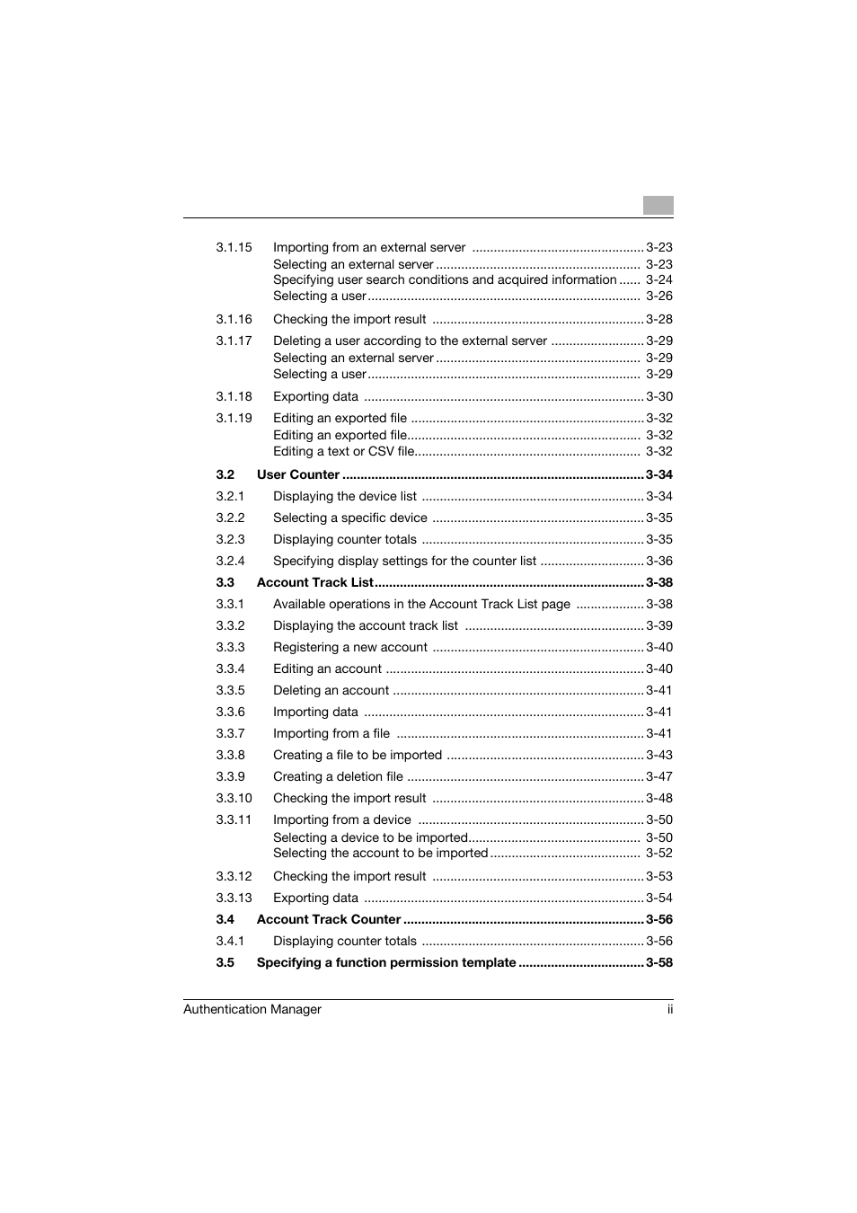 Konica Minolta bizhub C284e User Manual | Page 3 / 189