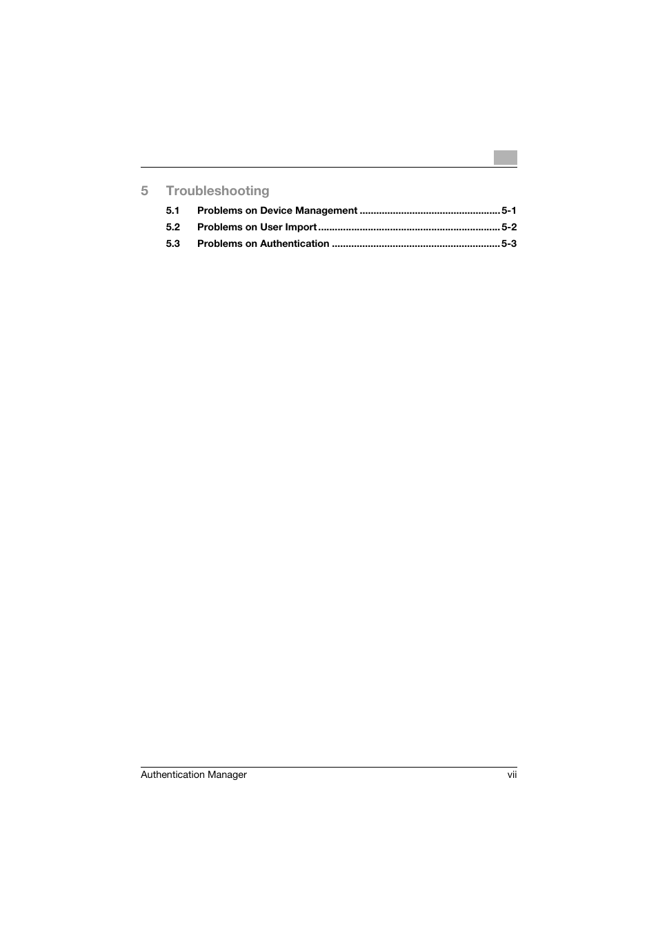 5troubleshooting | Konica Minolta bizhub C284e User Manual | Page 8 / 189