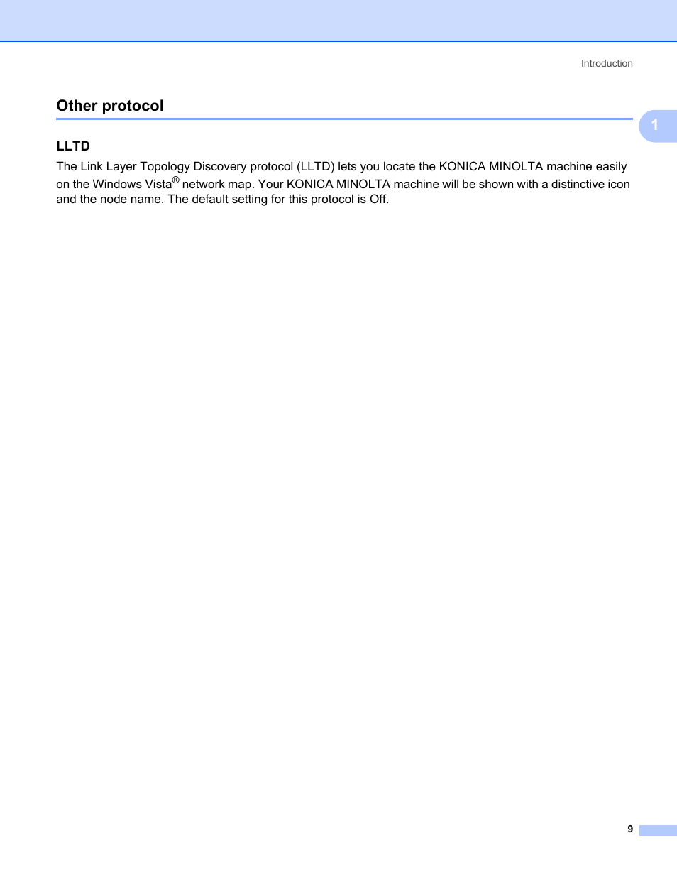 Other protocol, 1other protocol, Lltd | Konica Minolta bizhub 20 User Manual | Page 16 / 145