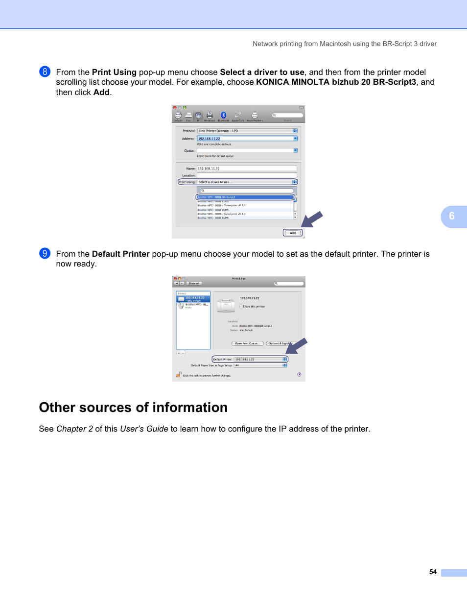 Other sources of information | Konica Minolta bizhub 20 User Manual | Page 61 / 145