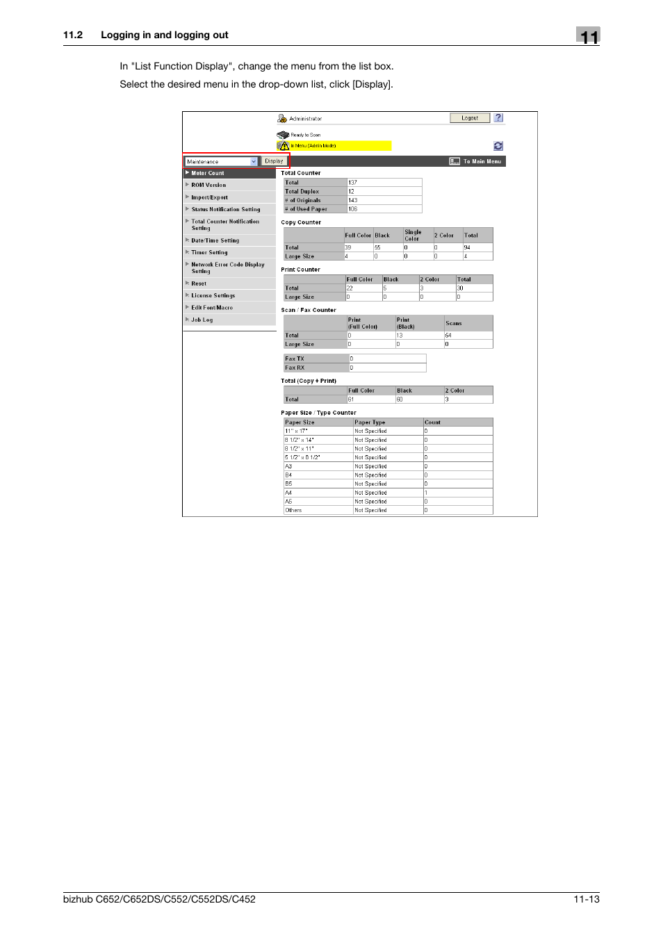 Konica Minolta BIZHUB C652DS User Manual | Page 242 / 294