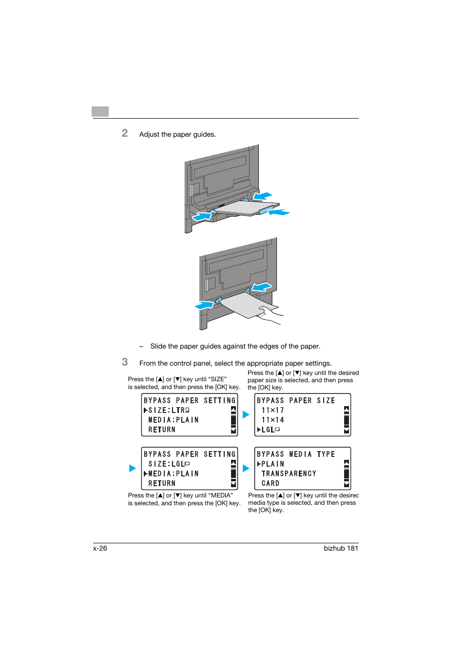 Konica Minolta bizhub 181 User Manual | Page 27 / 144