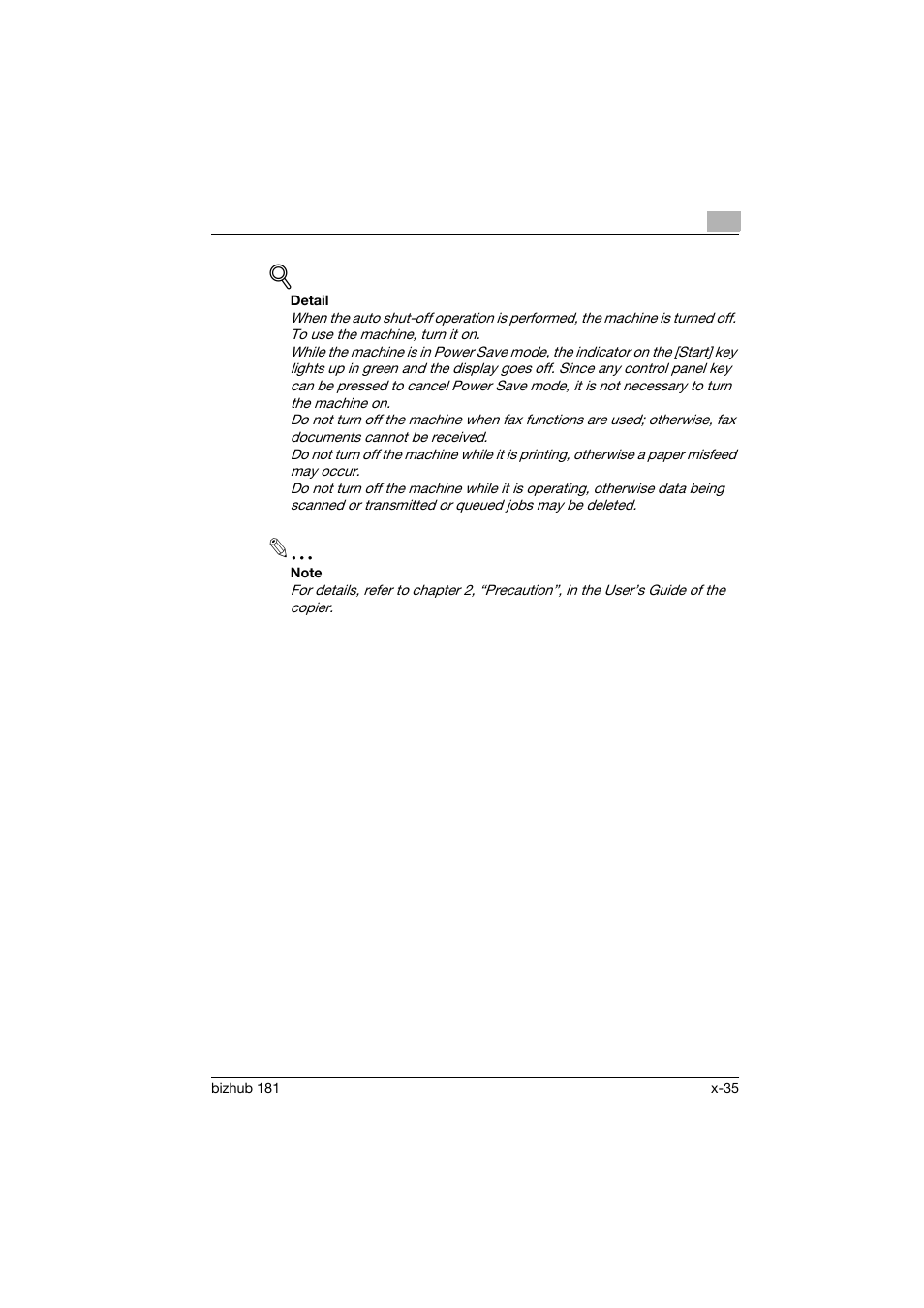 Konica Minolta bizhub 181 User Manual | Page 36 / 144