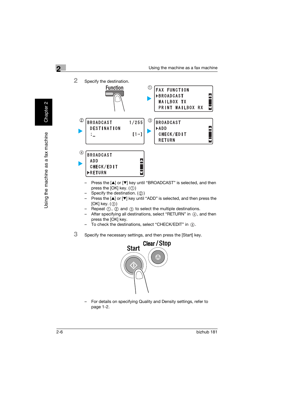 Konica Minolta bizhub 181 User Manual | Page 73 / 144
