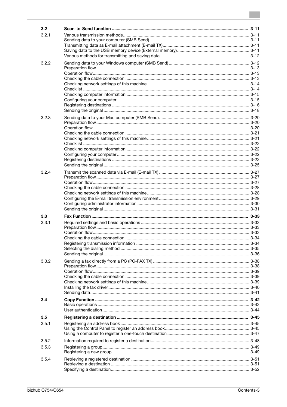 Konica Minolta bizhub C654 User Manual | Page 5 / 130