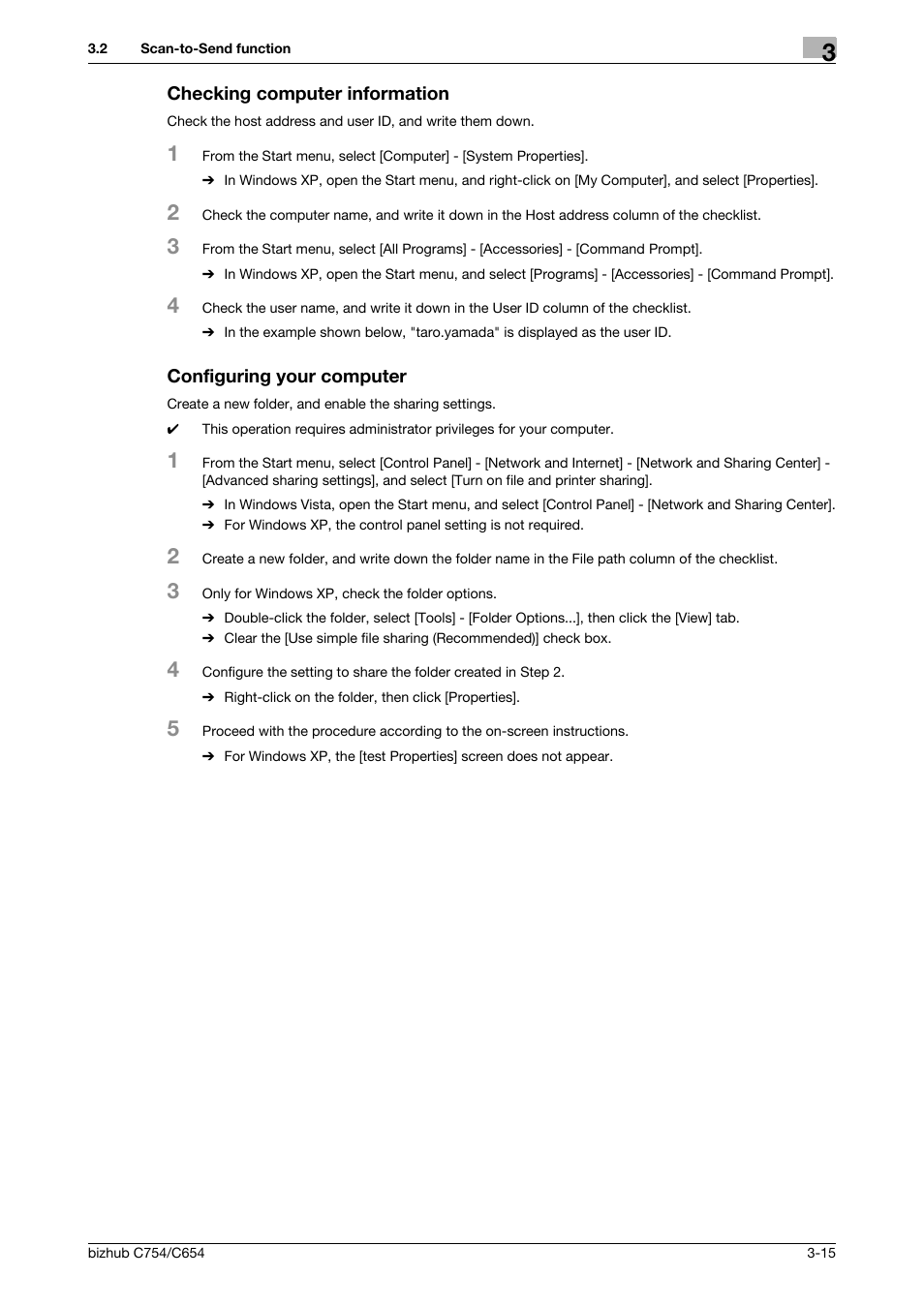 Checking computer information, Configuring your computer | Konica Minolta bizhub C654 User Manual | Page 71 / 130