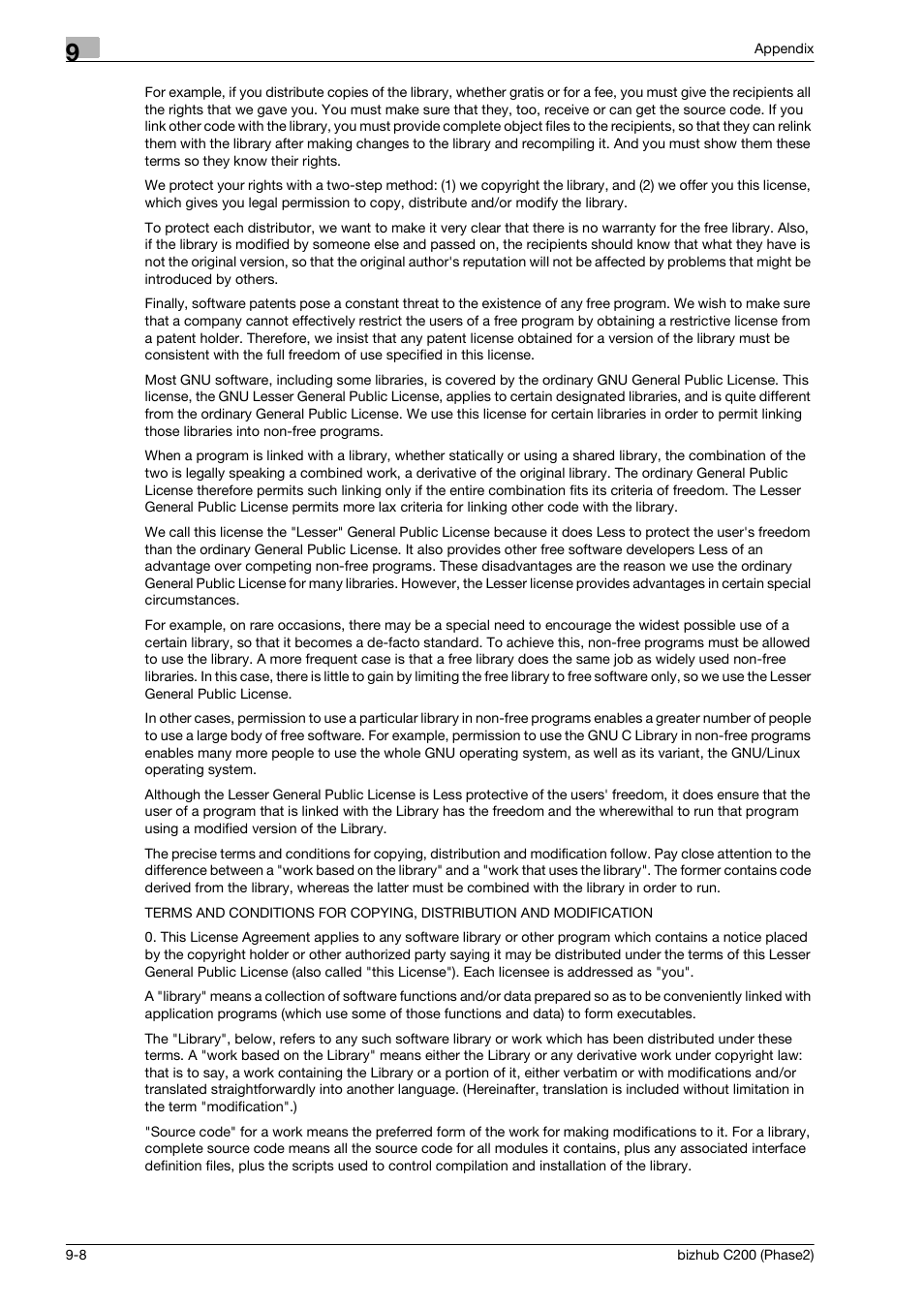 Konica Minolta bizhub C200 User Manual | Page 182 / 204