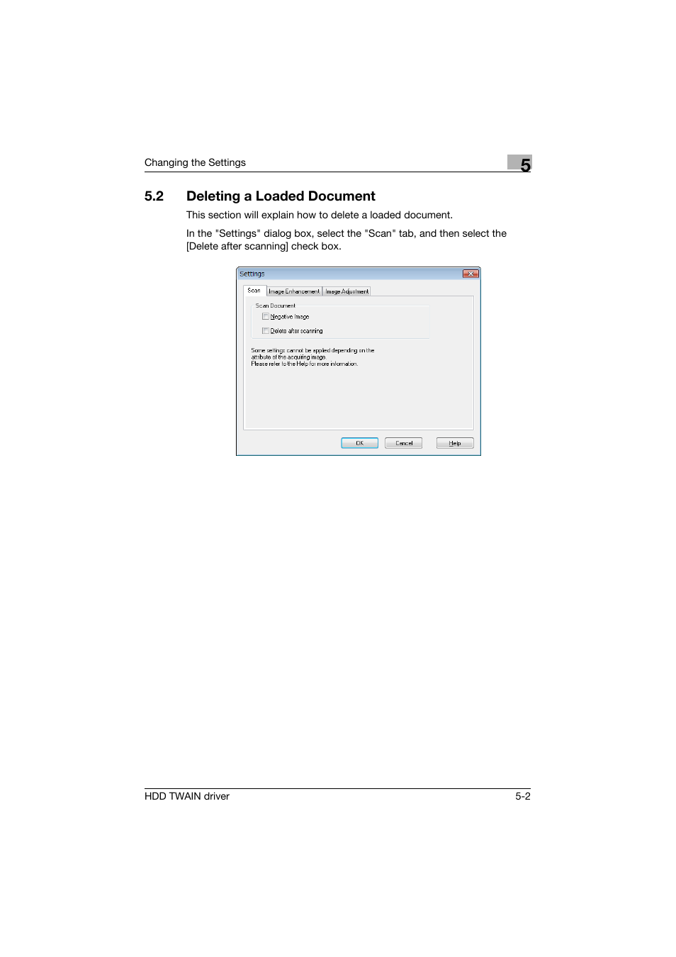 2 deleting a loaded document, Deleting a loaded document -2 | Konica Minolta bizhub C754 User Manual | Page 22 / 42