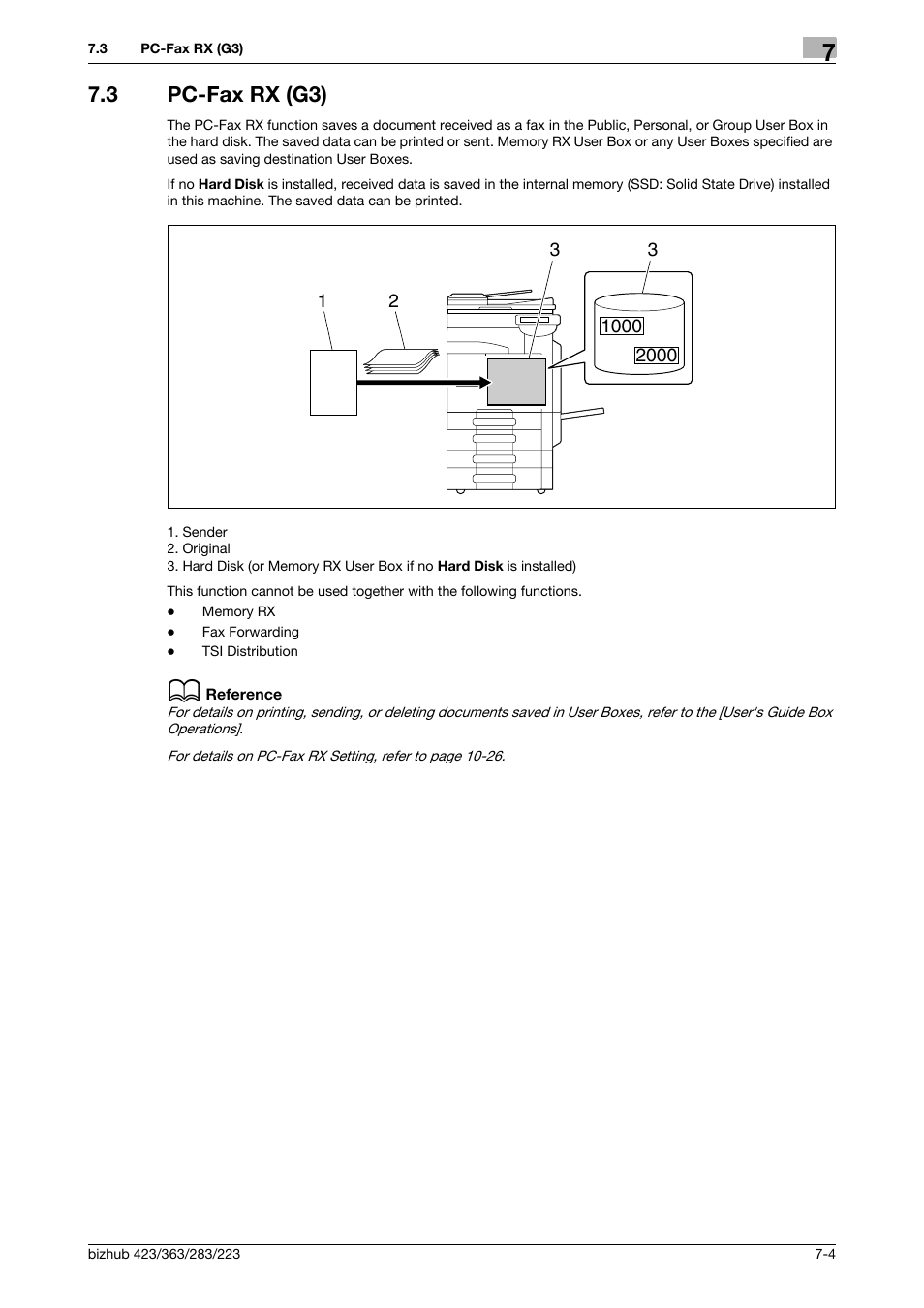 3 pc-fax rx (g3), Pc-fax rx (g3) -4 | Konica Minolta BIZHUB 223 User Manual | Page 148 / 319