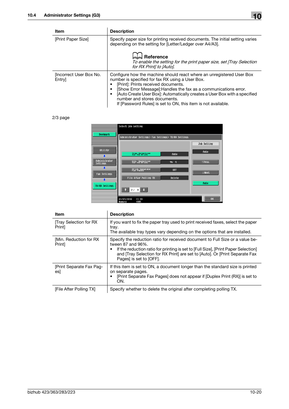 Konica Minolta BIZHUB 223 User Manual | Page 232 / 319