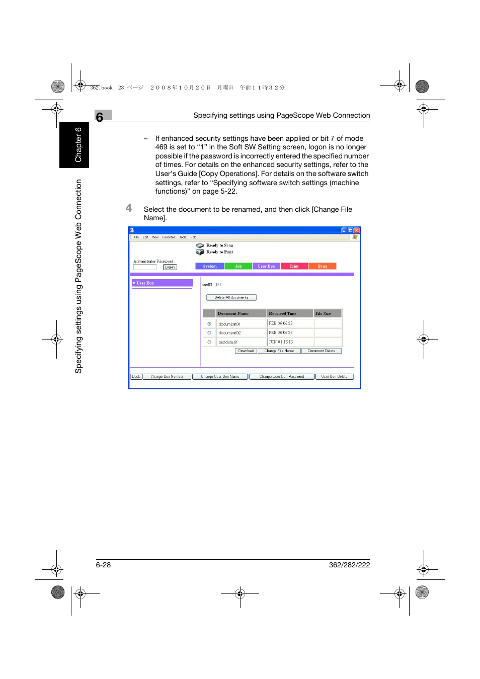 Konica Minolta bizhub 282 User Manual | Page 169 / 204