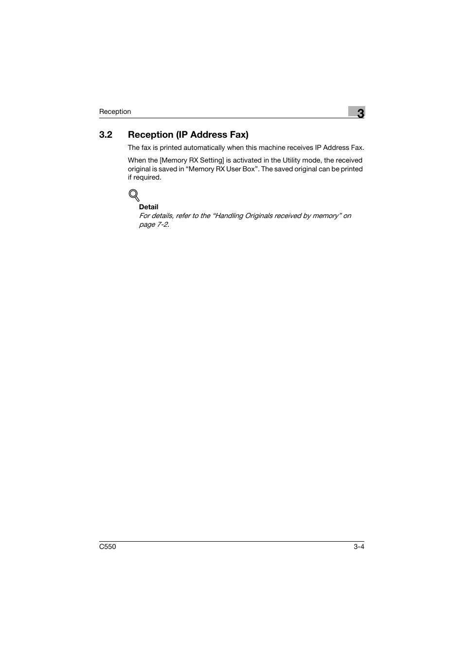 2 reception (ip address fax), Reception (ip address fax) -4 | Konica Minolta bizhub C550 User Manual | Page 115 / 403