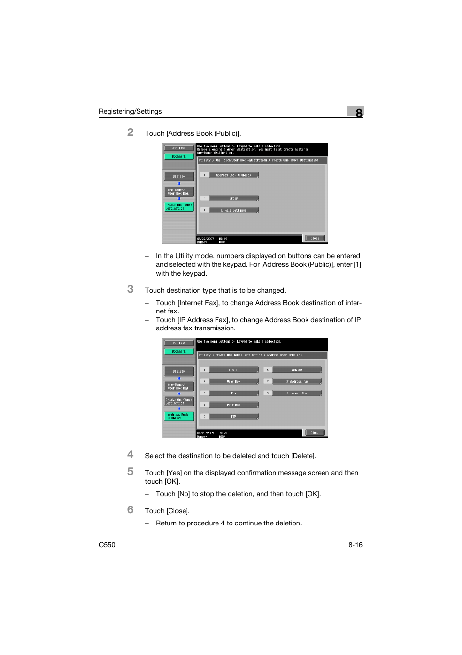 Konica Minolta bizhub C550 User Manual | Page 217 / 403