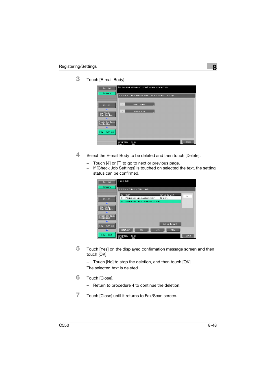 Konica Minolta bizhub C550 User Manual | Page 249 / 403