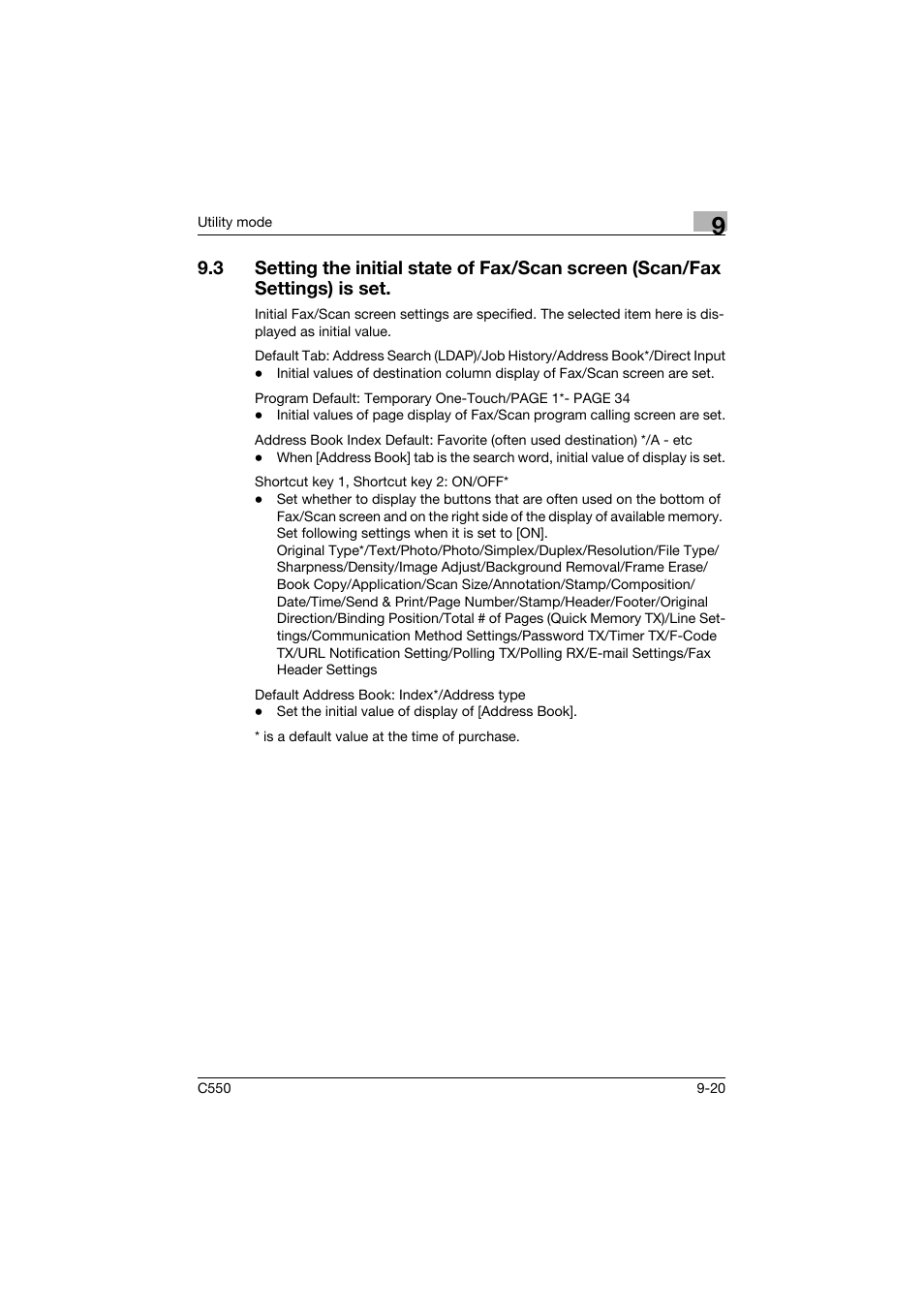 Konica Minolta bizhub C550 User Manual | Page 270 / 403