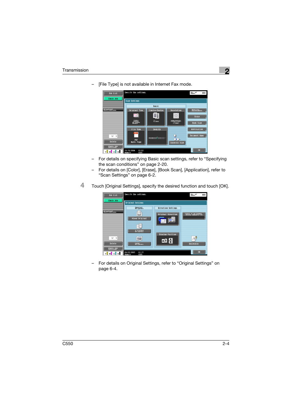 Konica Minolta bizhub C550 User Manual | Page 48 / 403