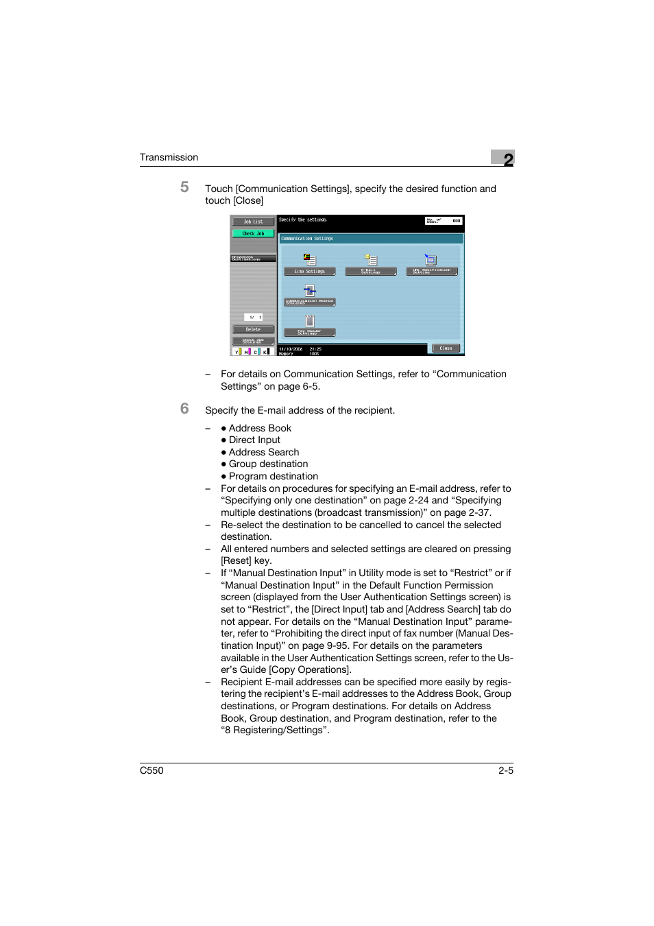 Konica Minolta bizhub C550 User Manual | Page 49 / 403
