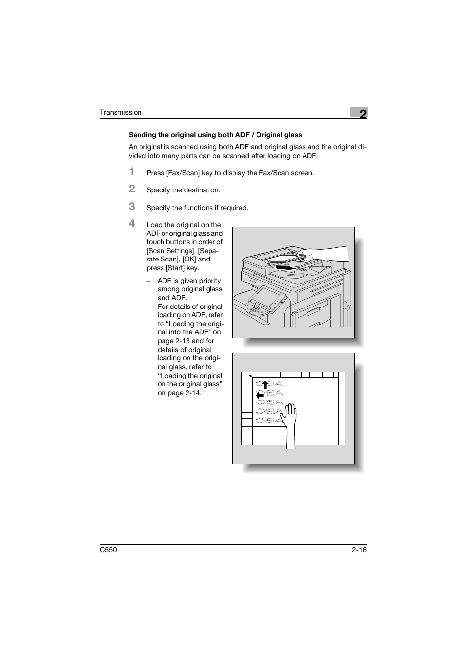 Konica Minolta bizhub C550 User Manual | Page 60 / 403