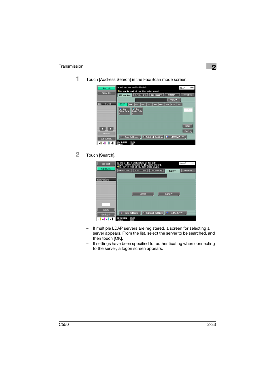 Konica Minolta bizhub C550 User Manual | Page 77 / 403