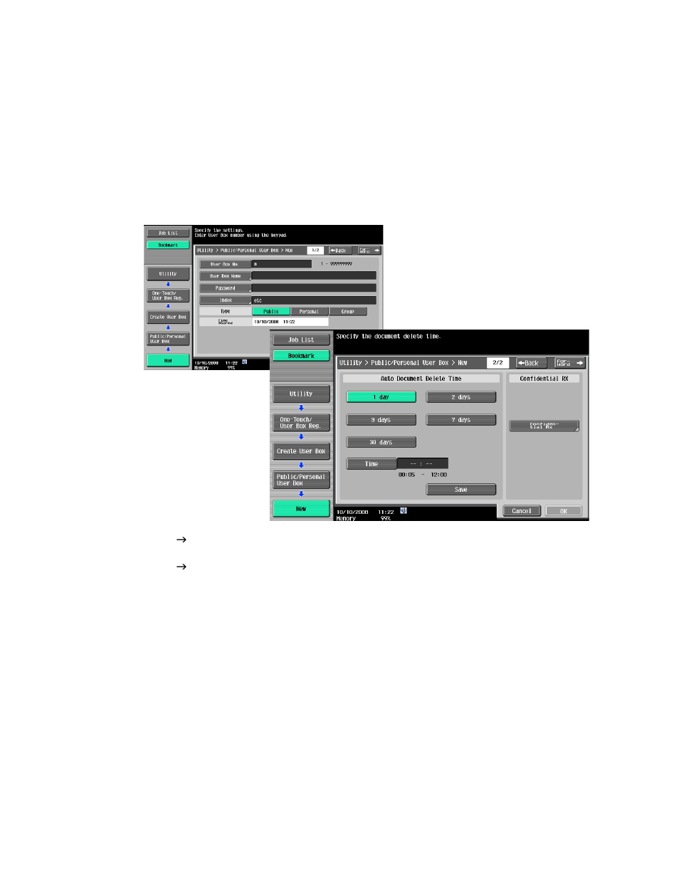 5 bizhub mfp box data deletion | Konica Minolta bizhub 751 User Manual | Page 14 / 28