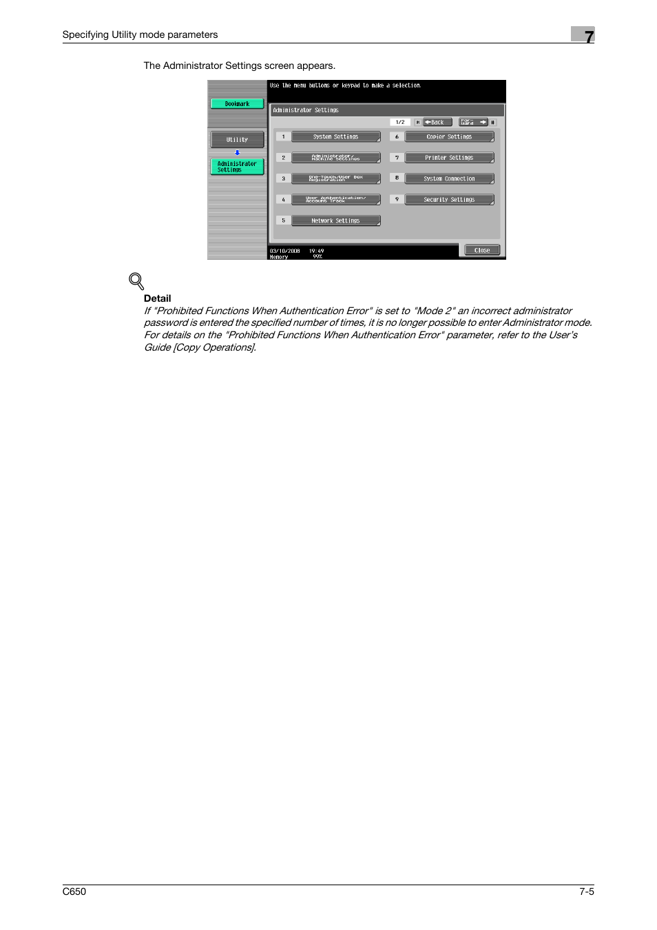 Konica Minolta bizhub C650 User Manual | Page 235 / 280