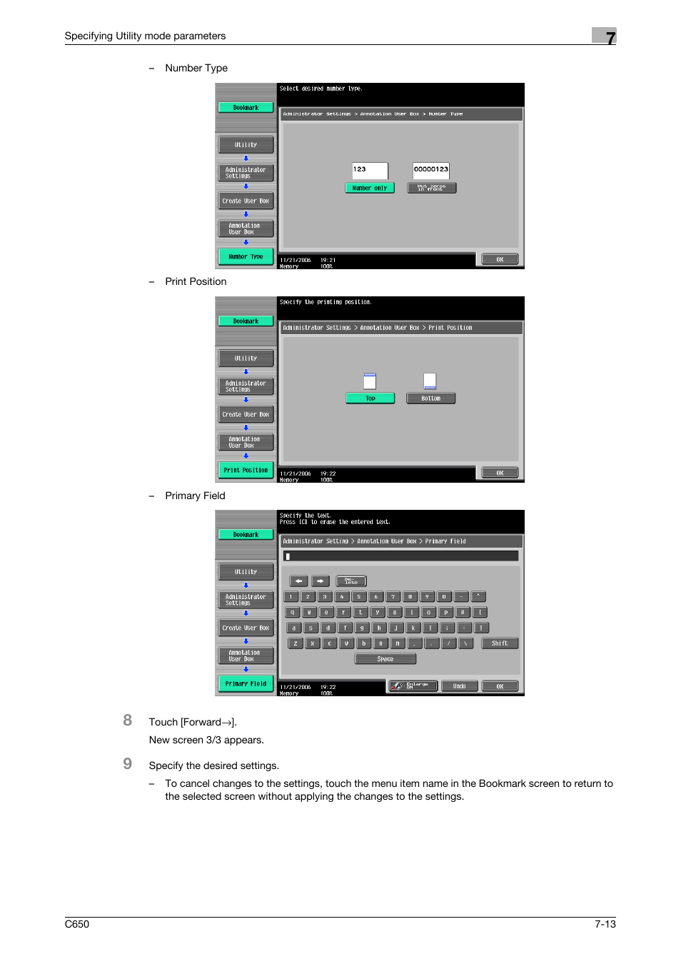 Konica Minolta bizhub C650 User Manual | Page 243 / 280