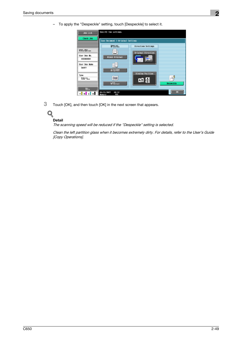 Konica Minolta bizhub C650 User Manual | Page 74 / 280
