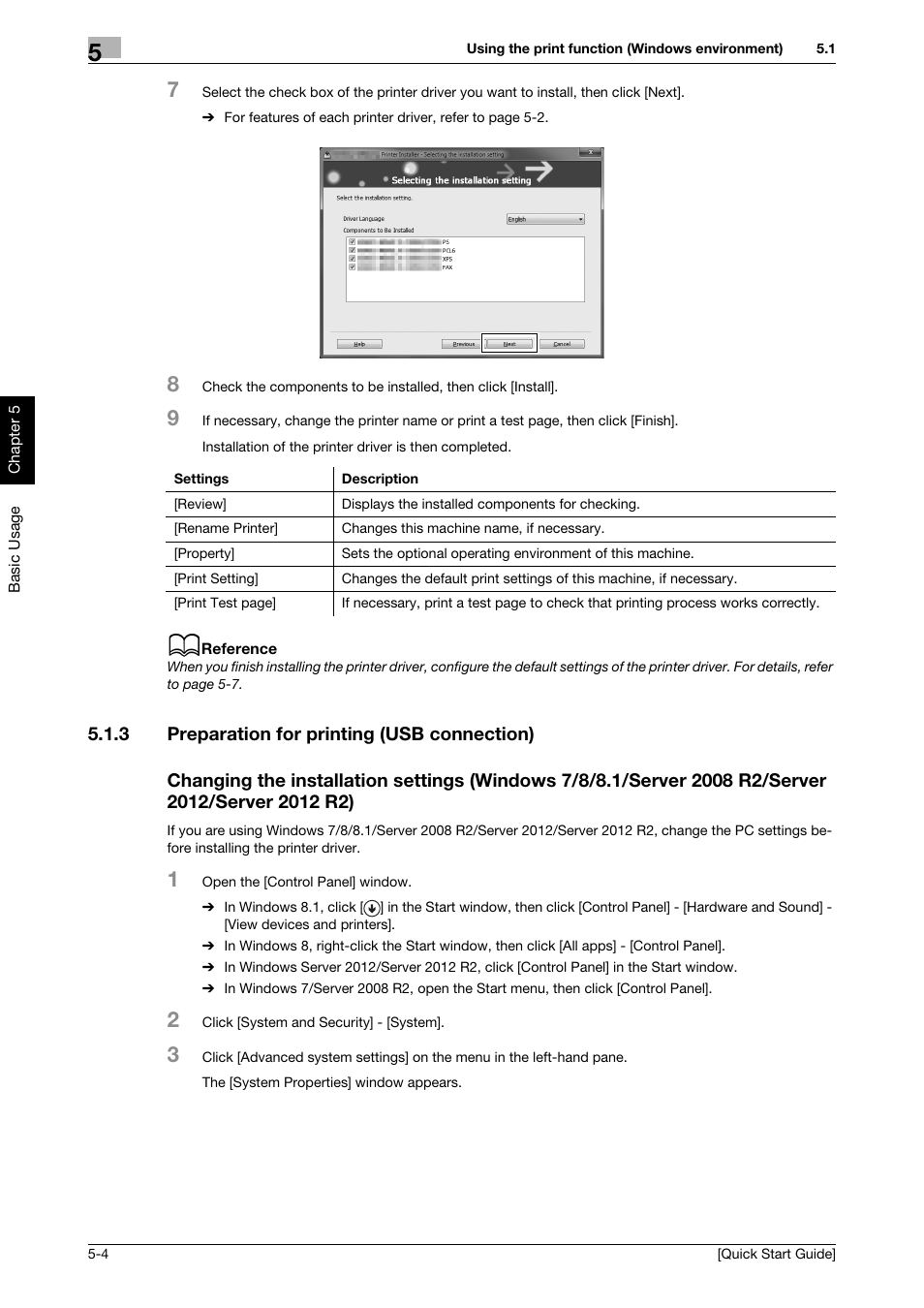 3 preparation for printing (usb connection) | Konica Minolta bizhub C3350 User Manual | Page 39 / 64