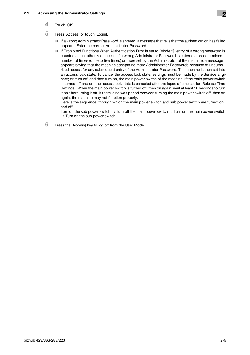 Konica Minolta BIZHUB 223 User Manual | Page 17 / 55
