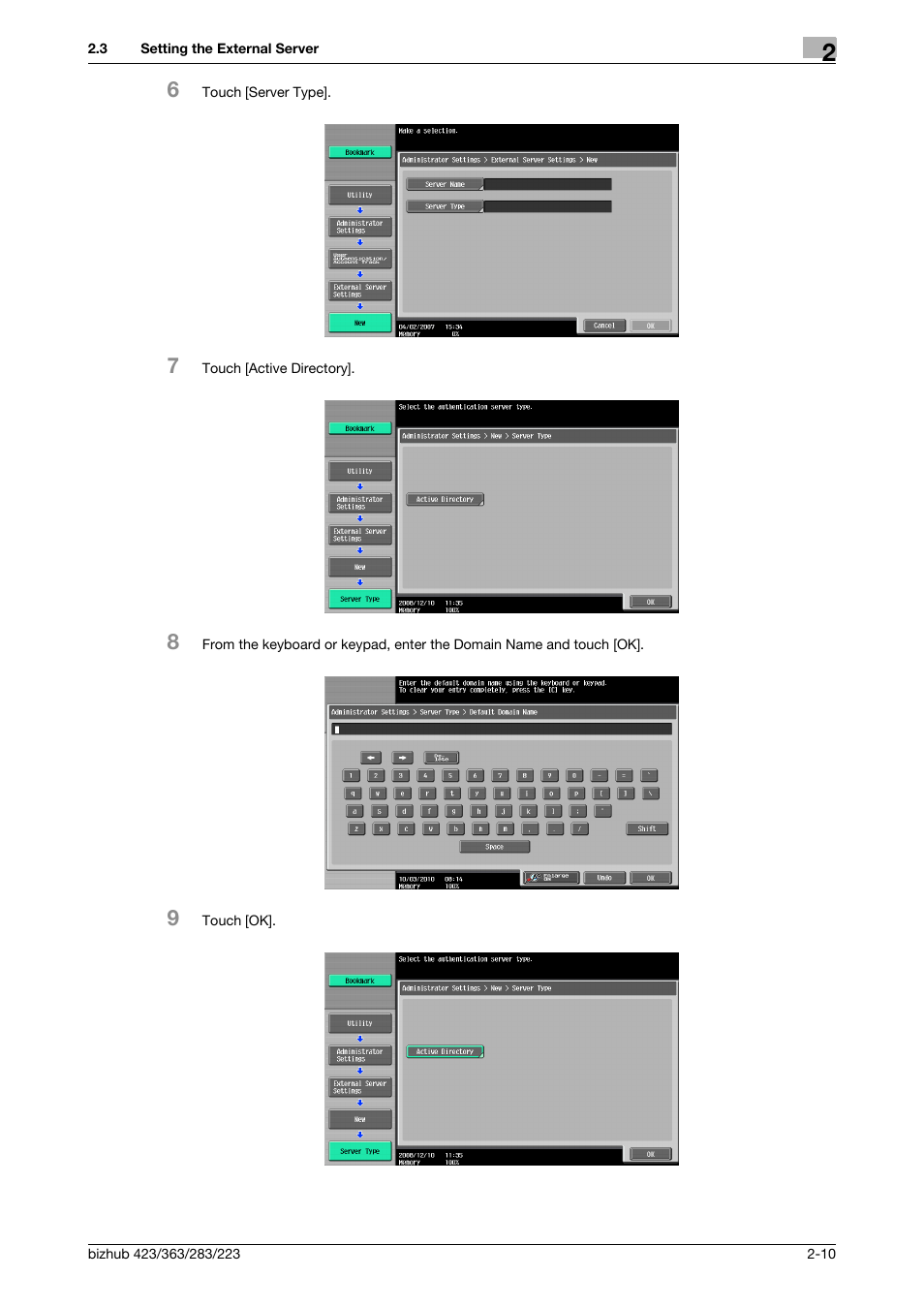 Konica Minolta BIZHUB 223 User Manual | Page 22 / 55