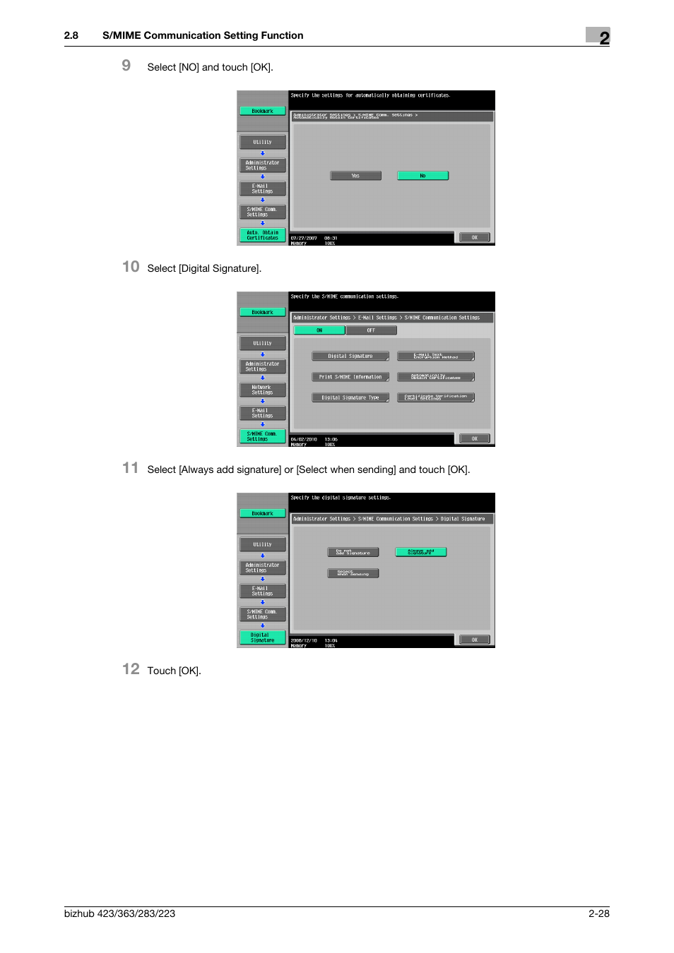 Konica Minolta BIZHUB 223 User Manual | Page 40 / 55