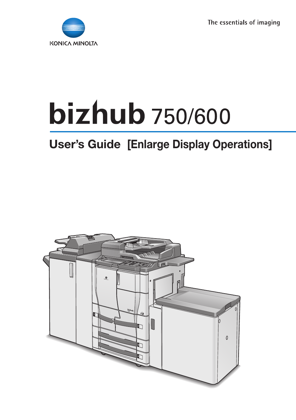 Konica Minolta bizhub 750 User Manual | 150 pages