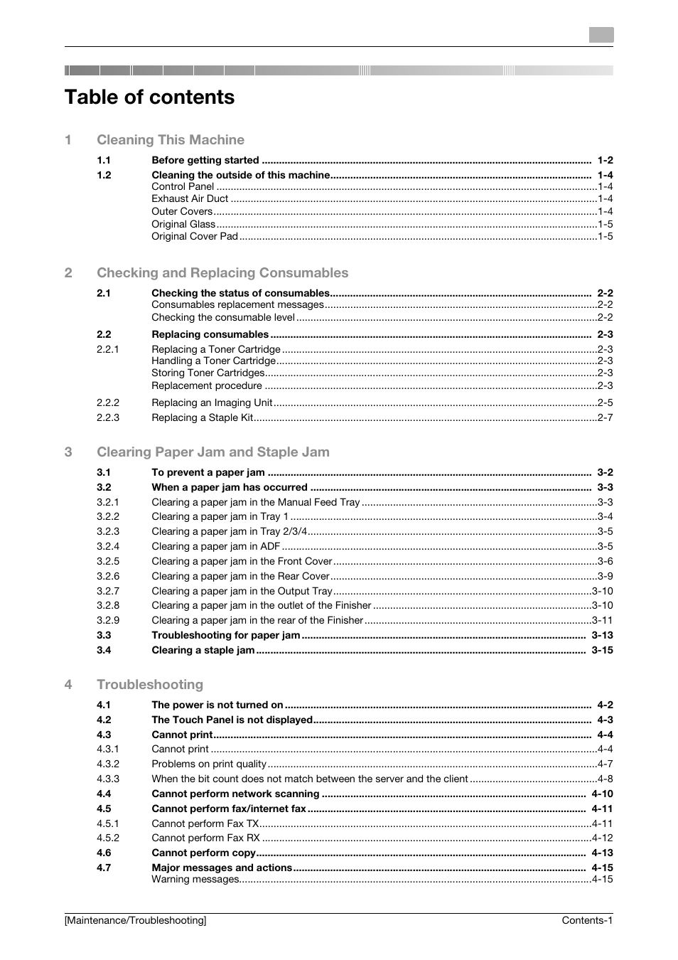 Konica Minolta bizhub 4050 User Manual | Page 2 / 56