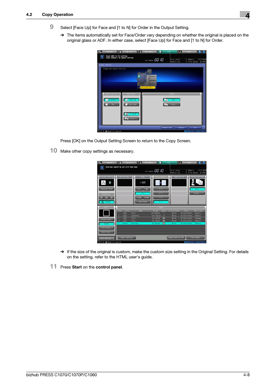 Konica Minolta bizhub PRESS C1070 User Manual | Page 30 / 37
