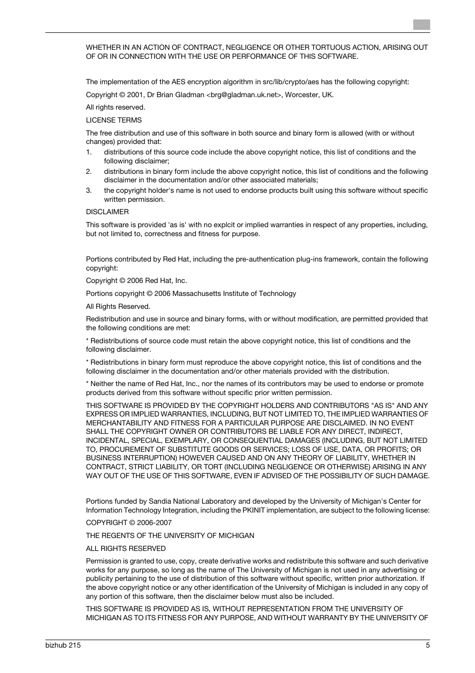 Konica Minolta Bizhub 215 User Manual | Page 6 / 12