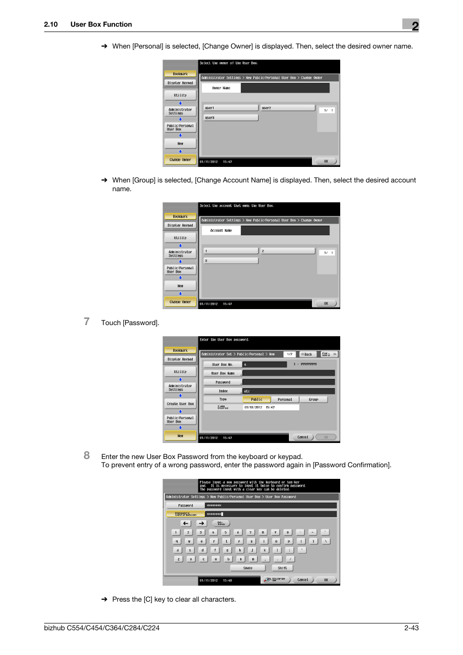 Konica Minolta bizhub C364 User Manual | Page 59 / 195