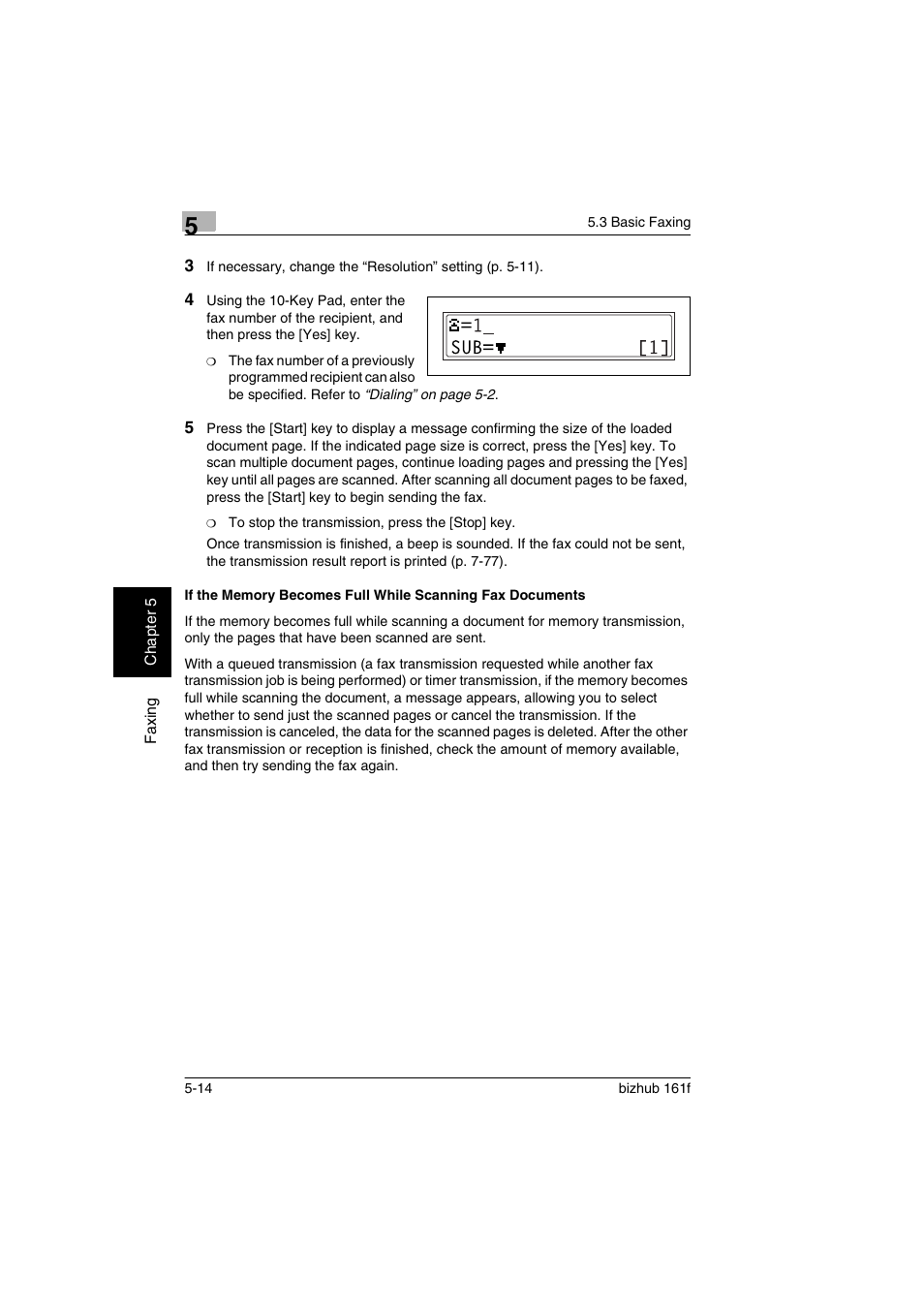 Konica Minolta bizhub 161f User Manual | Page 117 / 284