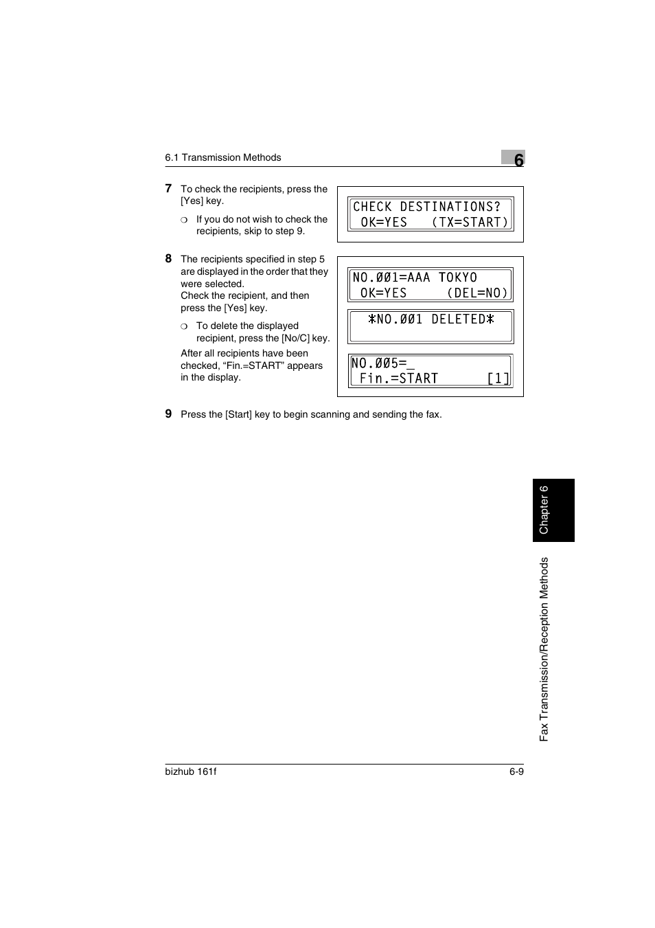 Konica Minolta bizhub 161f User Manual | Page 128 / 284