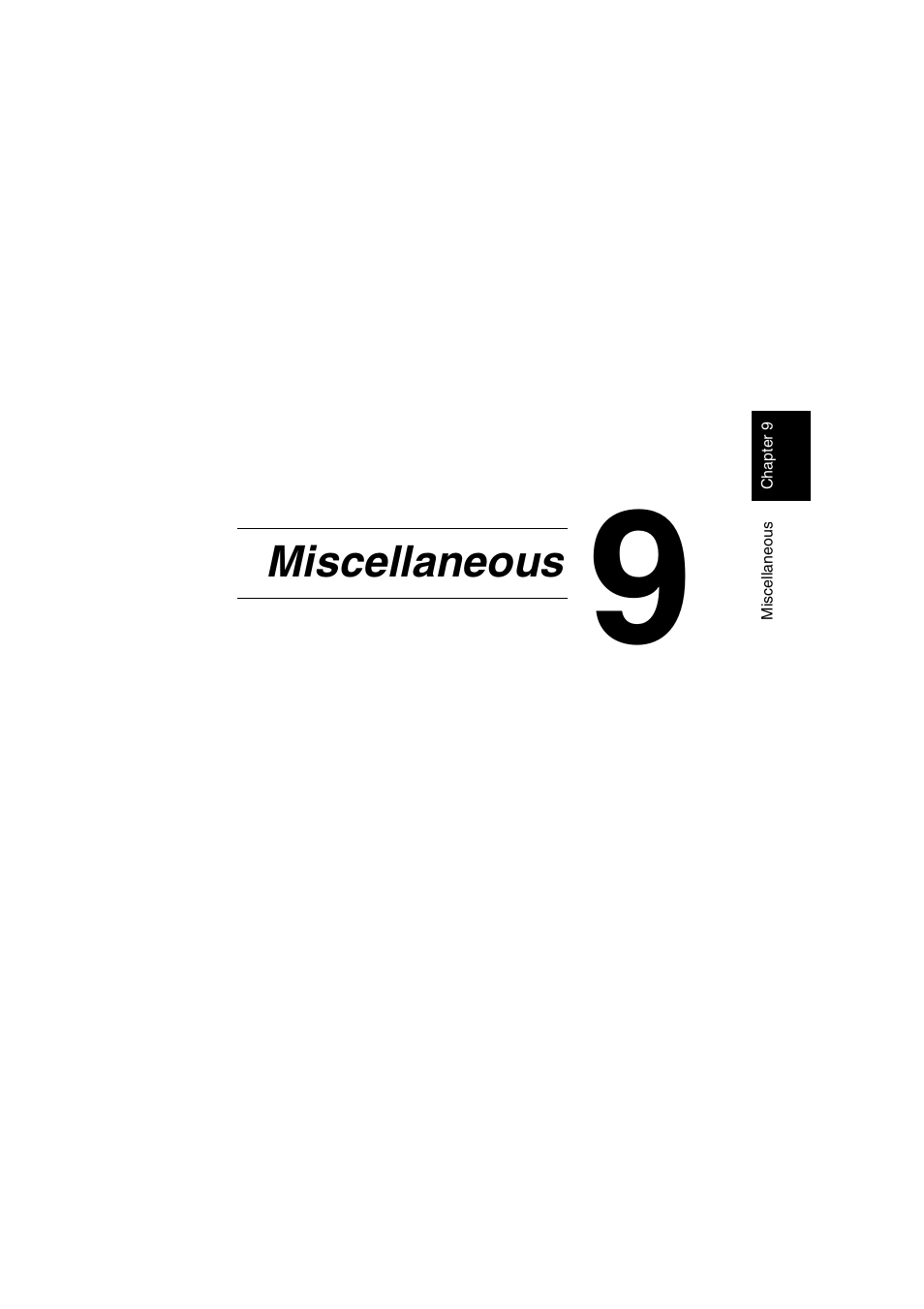 Ch.9 miscellaneous, Miscellaneous | Konica Minolta bizhub 161f User Manual | Page 264 / 284