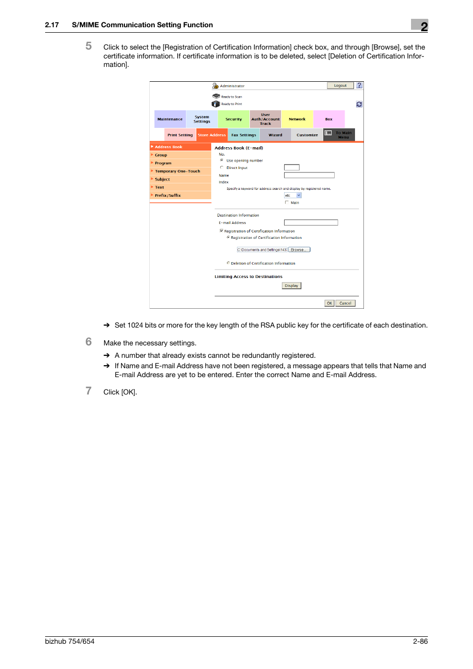 Konica Minolta bizhub 754 User Manual | Page 102 / 195
