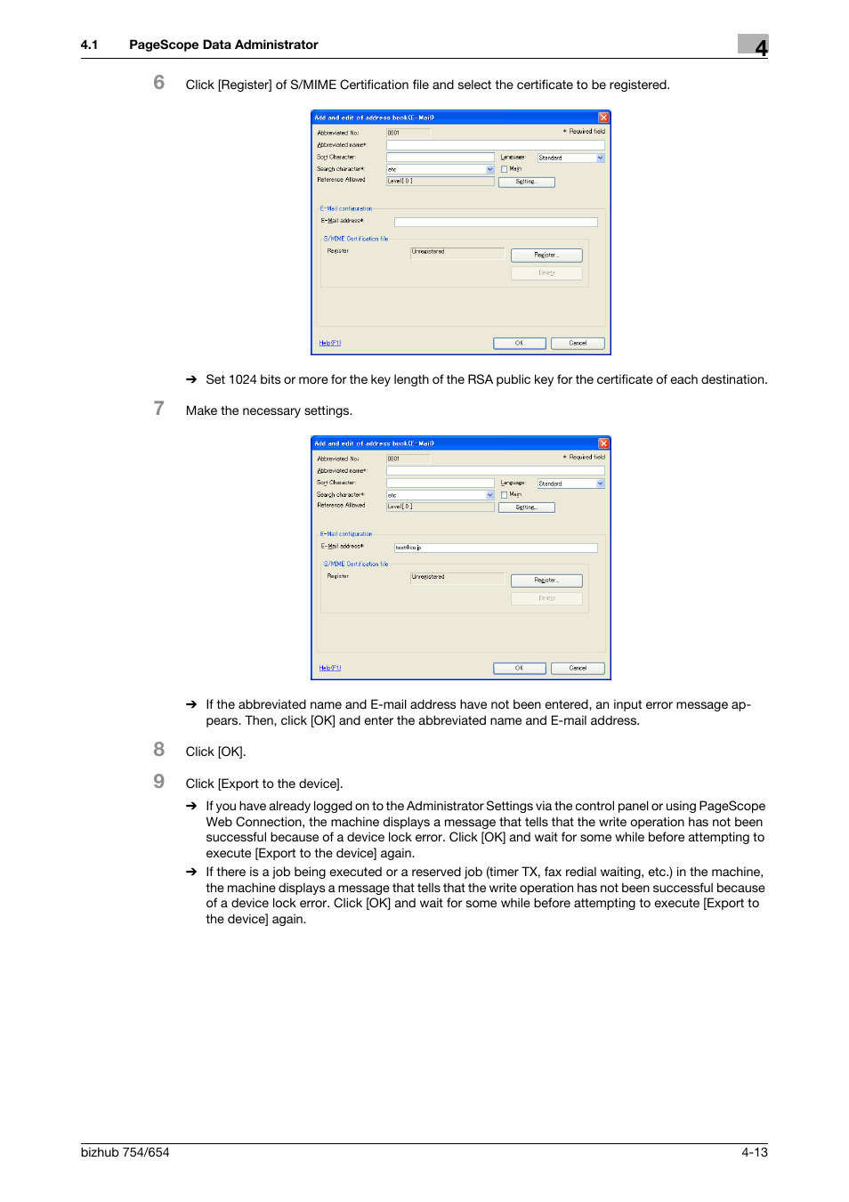 Konica Minolta bizhub 754 User Manual | Page 171 / 195