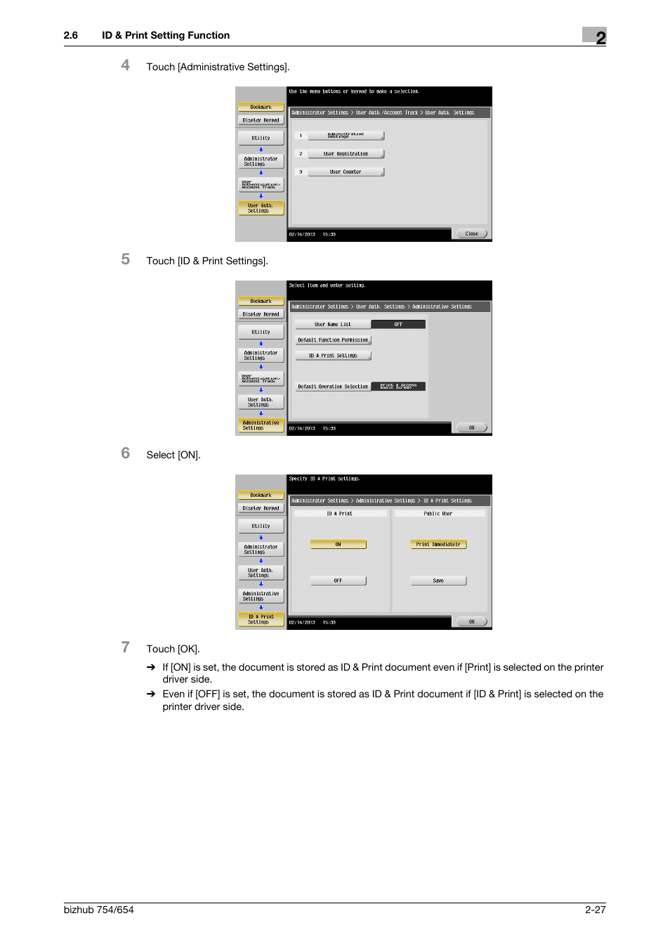 Konica Minolta bizhub 754 User Manual | Page 43 / 195