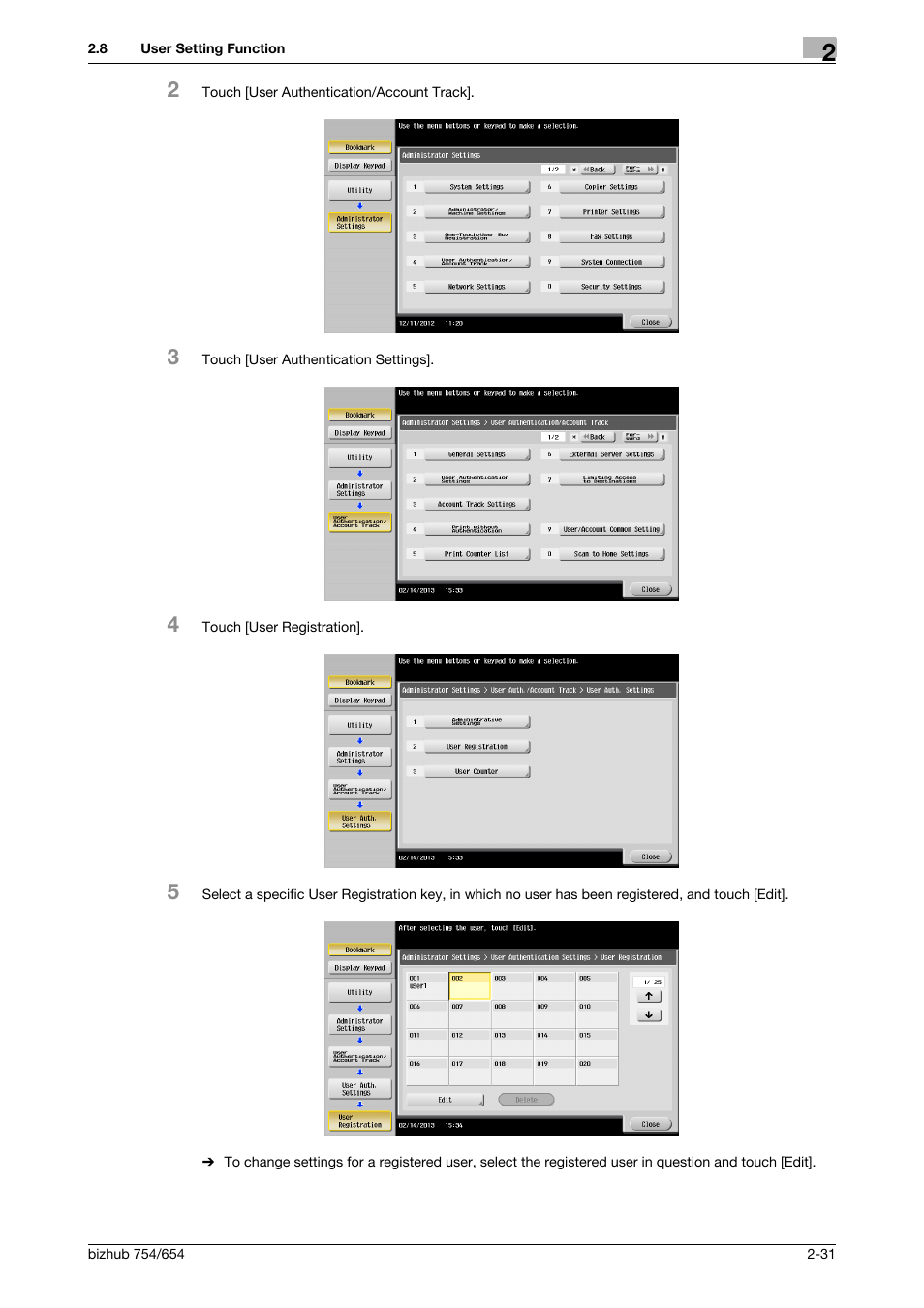 Konica Minolta bizhub 754 User Manual | Page 47 / 195