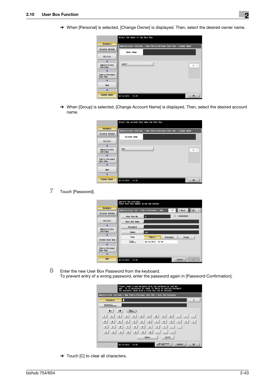 Konica Minolta bizhub 754 User Manual | Page 59 / 195